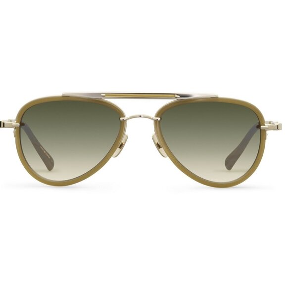 MR LEIGHT by GARRETT LEIGHT Doheny SL Sunglasses ~ Aviator Crescent 12KG NWT - Picture 7 of 16